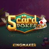 5 Card Poker online games apk cards icon